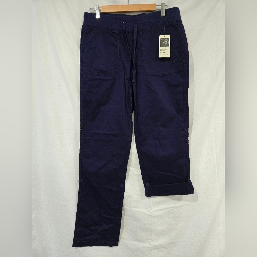 NWT Denver Hayes Women's Cotton Pants Medium Convertible
